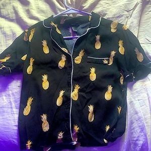 Forever 21 pineapple button up